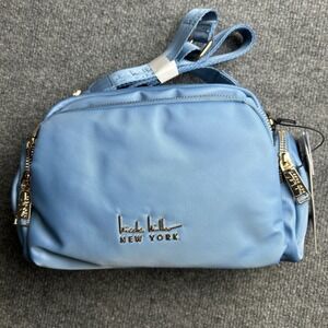 Nicole Miller Side Pocket Blue Camera Bag Brand New‎